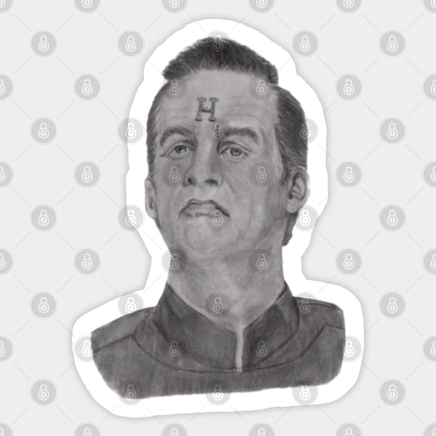 Arnold Rimmer Red Dwarf Sticker by kazboart